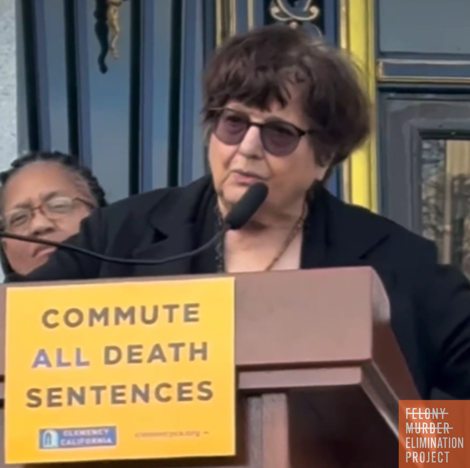 Death Penalty Abolition Advocate Sister Helen Prejean speaks at the Art and Faith in Action September 11th press conference and rally in San Francisco, CA (Photo: Smart Justice CA)