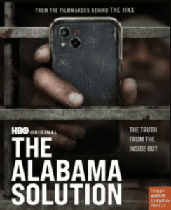 Screenshot: Poster for The Alabama Solution, a documentary from HBO Films. "From the filmmakers behind The Jinx. The Truth from the Inside Out." (Credit: HBO Films)