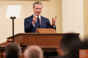 Newsom Mulls Sparing Lives